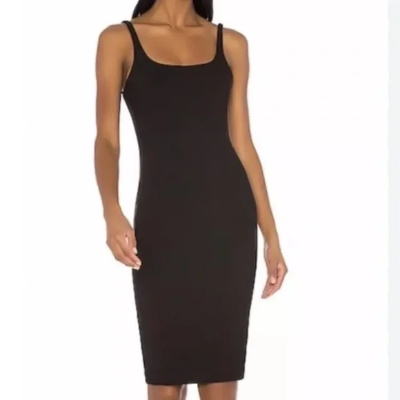 likely black dress Black Satin A-line Tiered Homecoming Dresses, MH641 main image 0
